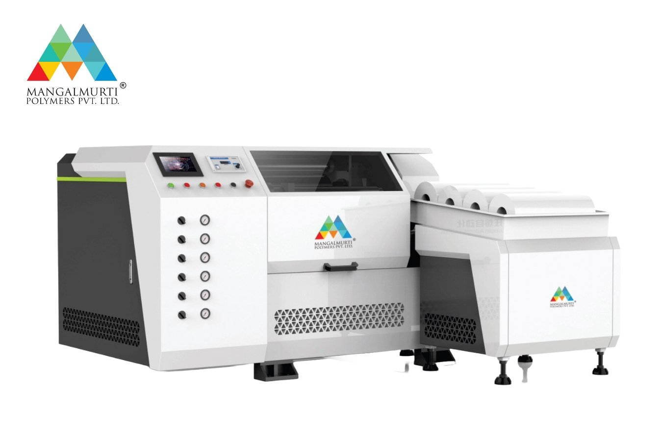 Coreless Stretch Film Fully Rewinding Machine