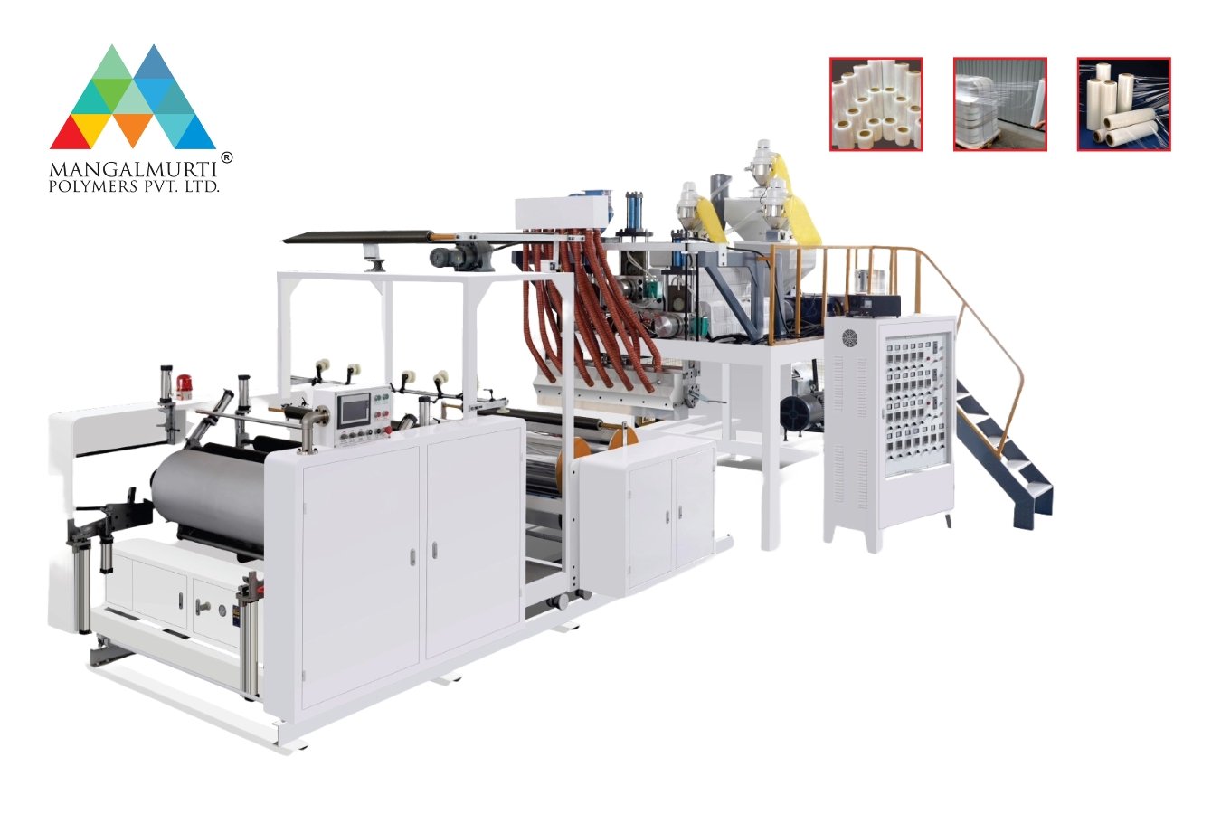 Three Layer Stretch Film Making Machine