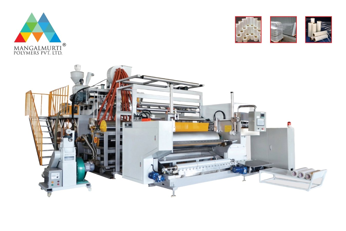 Three Layer Stretch Film Making Machine