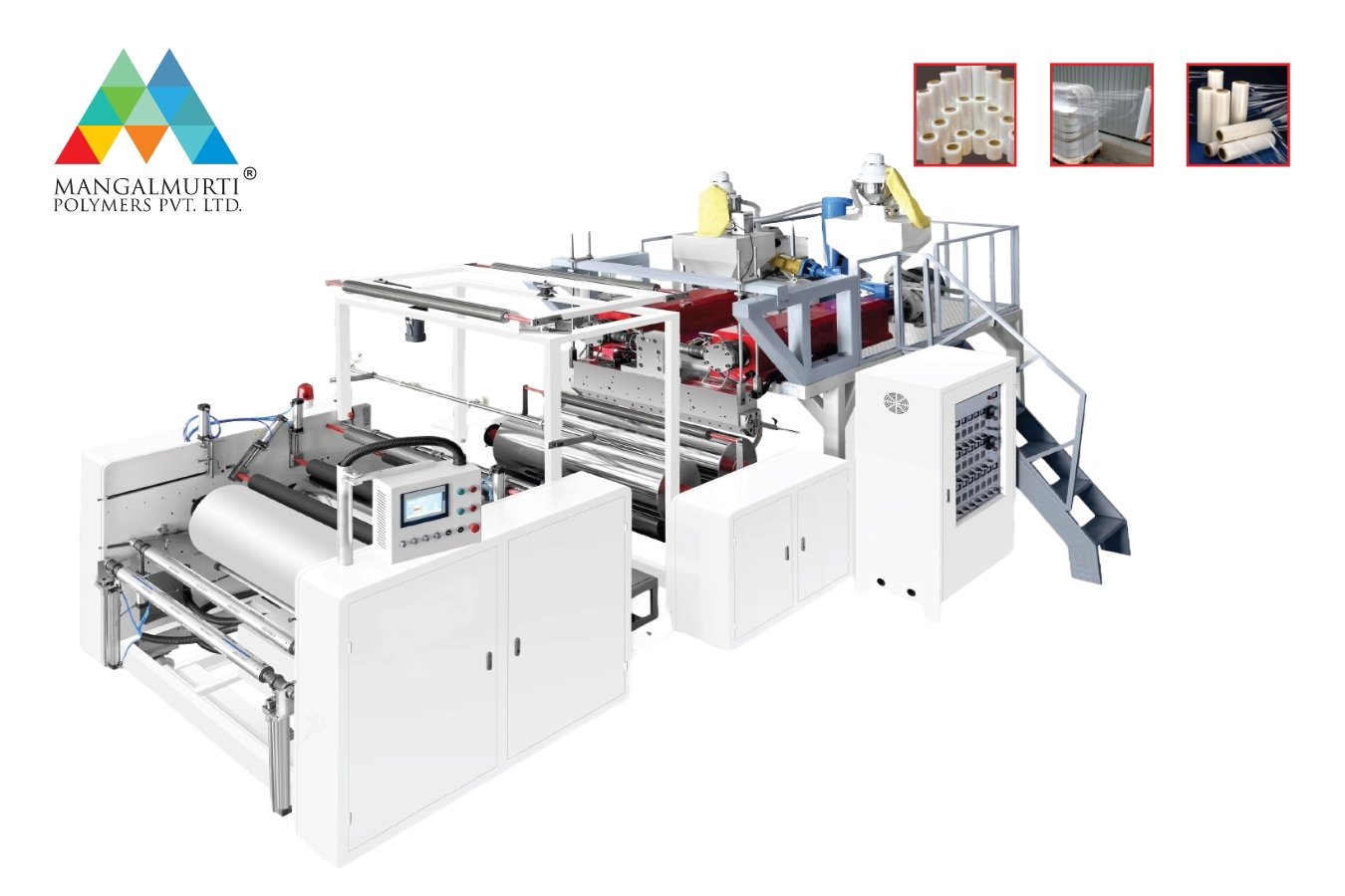 Two Layer Stretch Film Making Machine